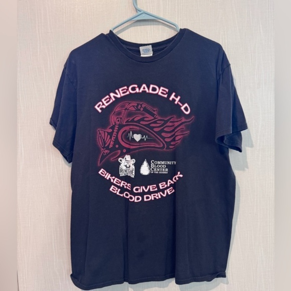 Black Renegade H-D Graphic T-Shirt